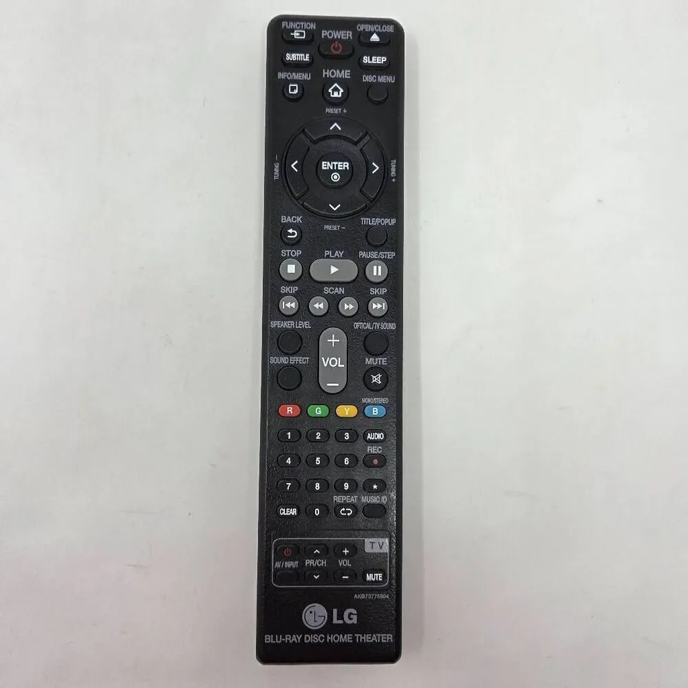 LG AKB73775804 BLU-RAY HOME THEATER SYSTEM REMOTE CONTROL BH6730S , BH6830SW